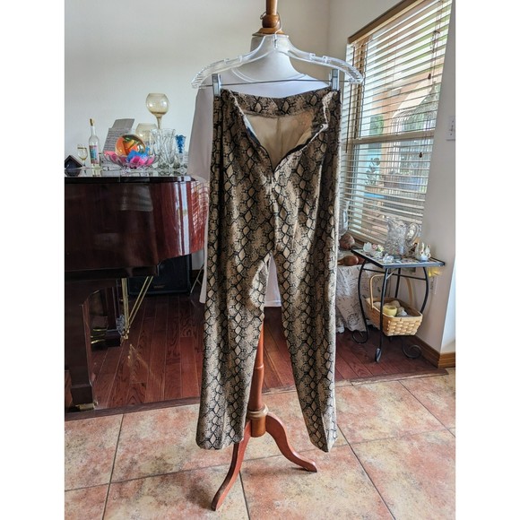 Jessica Howard snakeskin pattern pants   Sz 6 - Picture 9 of 11